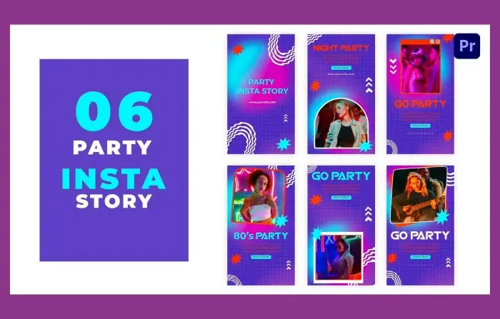 Party Night Instagram Story Template
